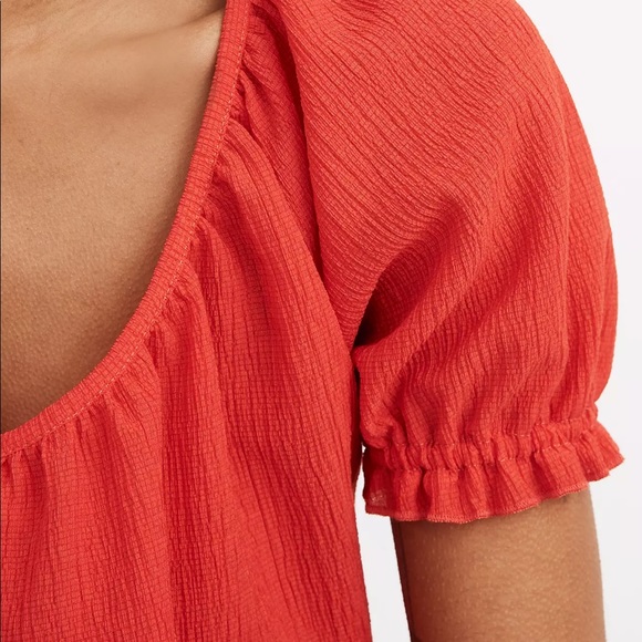 Madewell Texture & Thread Peasant Top size M - Picture 16 of 16